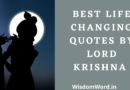 best Life Changing quotes by lord krishna