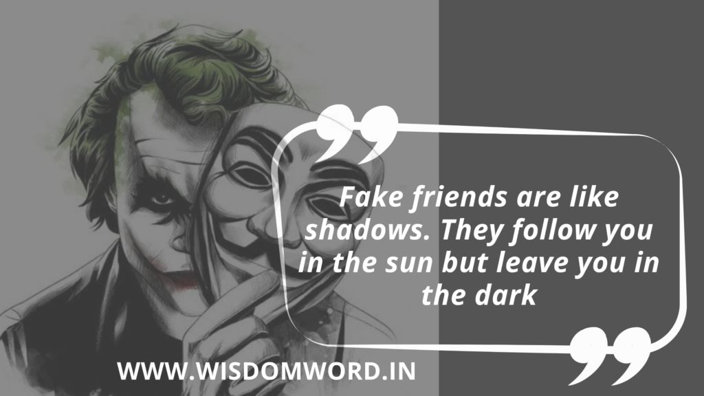 Famous Fake friends and Fake people Quotes