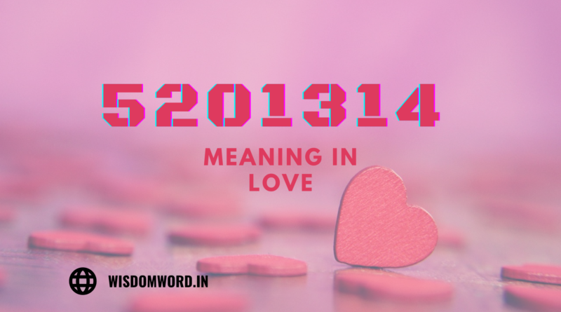 5201314 Meaning in Love Chat