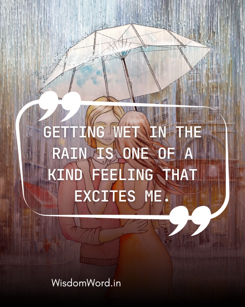 Romantic Rain Day Quotes for Him and Her